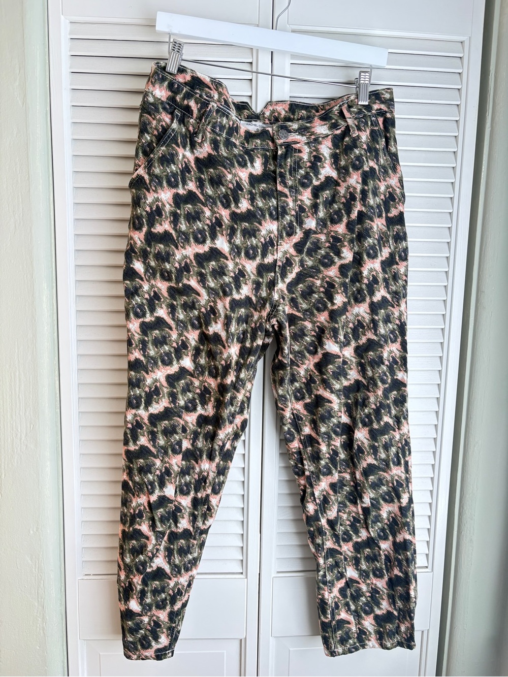 Rachel Comey for Target Printed Chinos in Olive & Blush